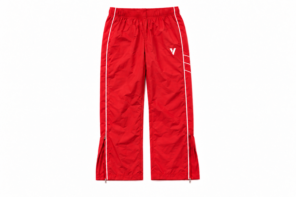 Red Vintage Track Pants