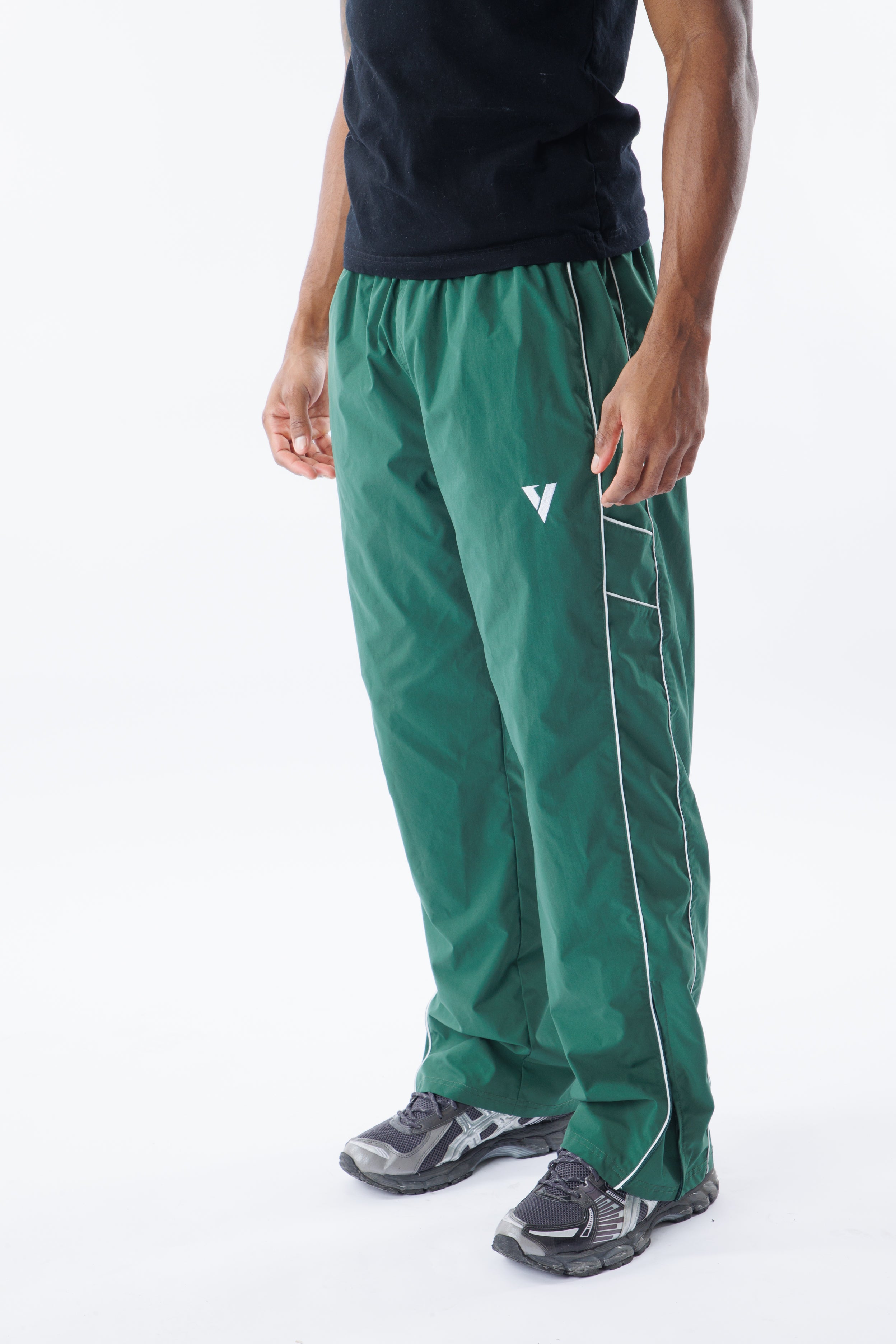 Green Vintage Track Pants