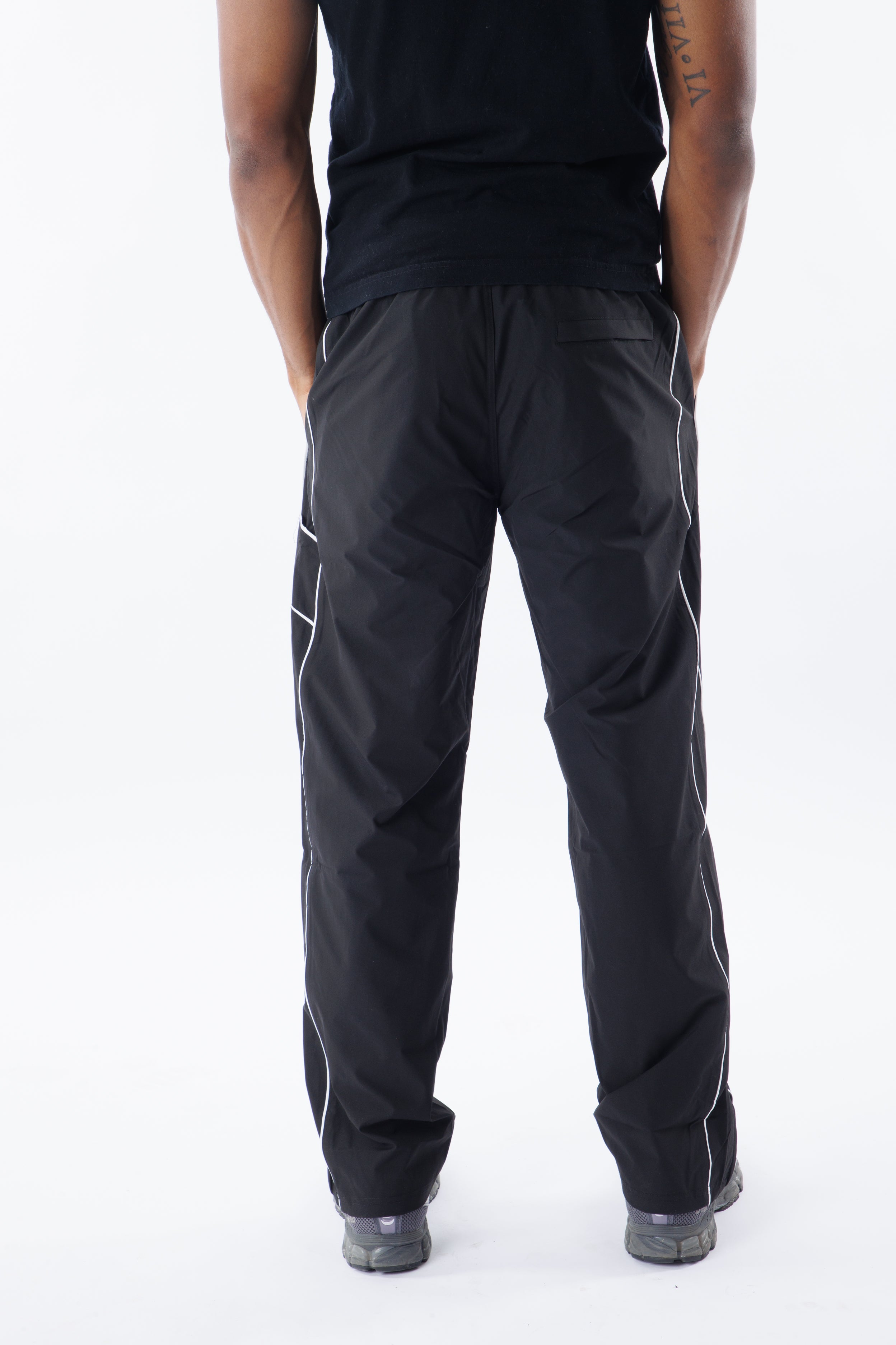 Black Vintage Track Pants